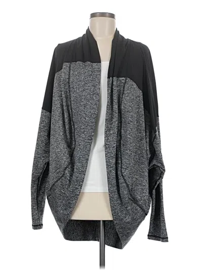 Pre-owned Zella Cardigan Sweater In Gray