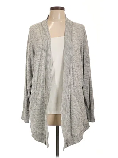 Pre-owned Zella Cardigan Sweater In Gray