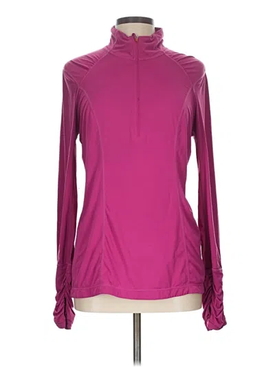 Pre-owned Zella Cardigan Sweater In Purple