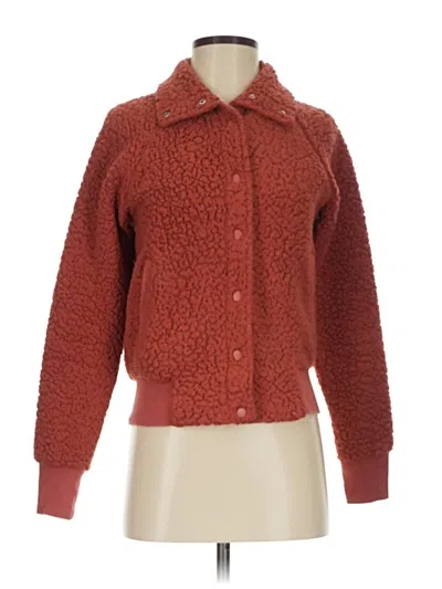 Pre-owned Zella Cardigan Sweater In Red
