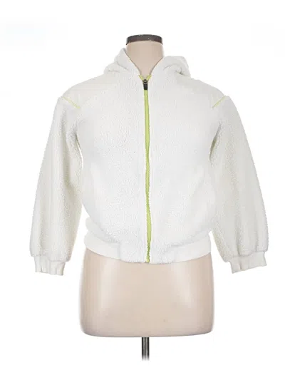 Pre-owned Zella Cardigan Sweater In White