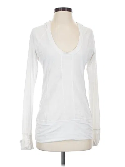 Pre-owned Zella Cardigan Sweater In White