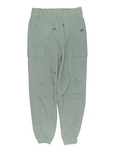 Pre-owned Zella Kids' Cargo Pants In Green