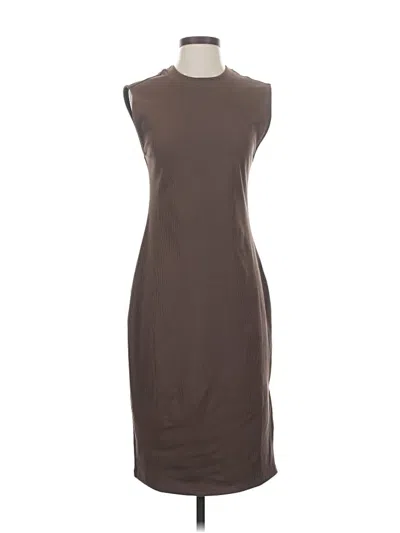 Pre-owned Zella Casual Dress In Brown
