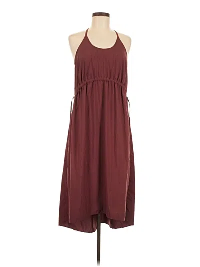Pre-owned Zella Casual Dress In Burgundy