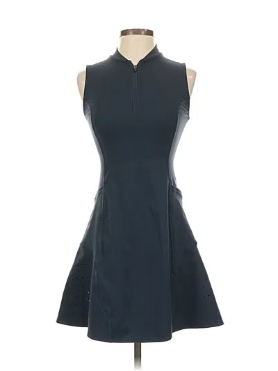 Pre-owned Zella Casual Dress In Gray