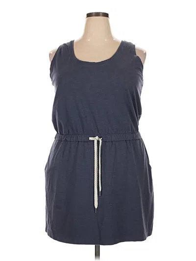 Pre-owned Zella Casual Dress In Gray