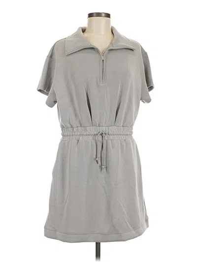 Pre-owned Zella Casual Dress In Gray