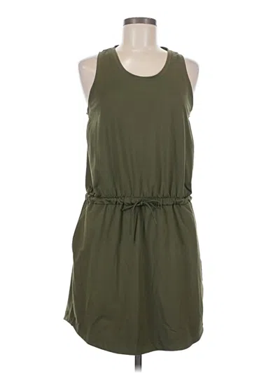 Pre-owned Zella Casual Dress In Green