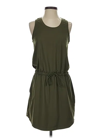 Pre-owned Zella Casual Dress In Green