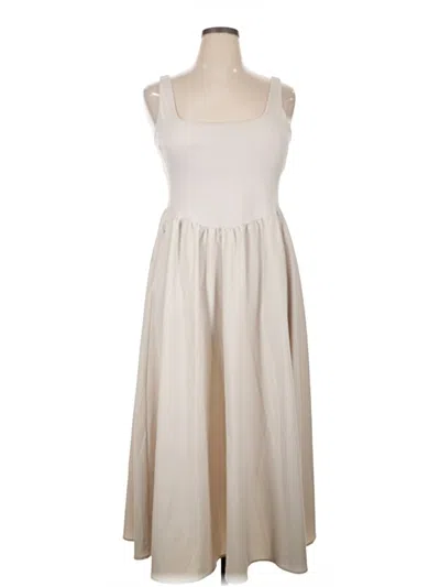 Pre-owned Zella Casual Dress In Ivory