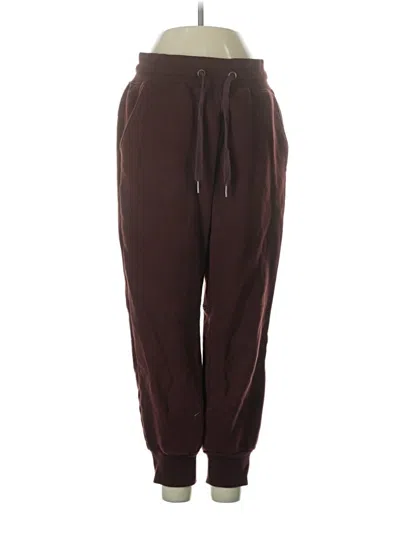 Pre-owned Zella Casual Pants In Burgundy