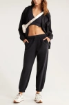 Zella Cloud Fleece Joggers In Black