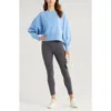 Zella Cloud Fleece Relaxed Sweatshirt In Blue Azurine
