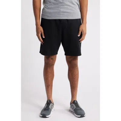 Zella Cloud Fleece Shorts In Black