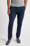 Zella Cloud Fleece Straight Leg Sweatpants In Navy Eclipse