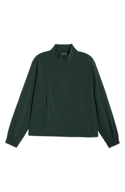 Zella Club Half Zip Pullover In Green