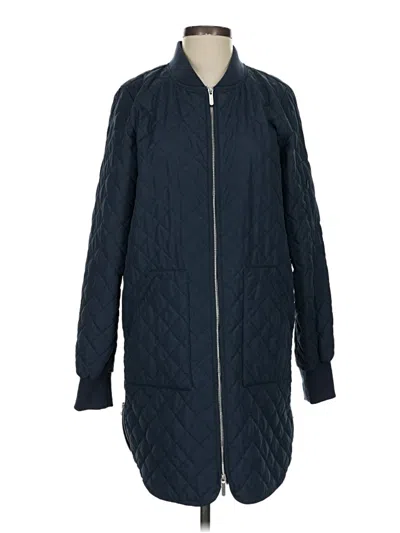 Pre-owned Zella Coat In Blue