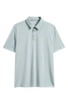 Zella Course Polo In Grey Blue