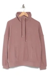 Zella Cozy Half Zip Pullover Sweatshirt In Purple Moon