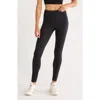 Zella Cozy Tech Pocket Leggings In Brown