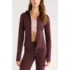 Zella Cozy Tech Zip Hooded Jacket In Multi