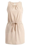 Zella Day Out Sleeveless Dress In Tan Thread