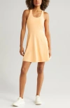 Zella Daybreak Active Minidress In Coral Beads