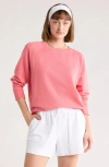 Zella Drew Crewneck Sweatshirt In Pink