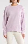Zella Drew Crewneck Sweatshirt In Purple