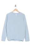 Zella Drew Crewneck Sweatshirt In Blue Fog