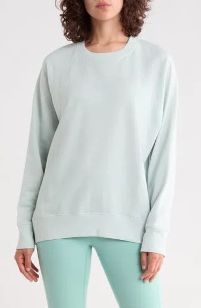 Zella Drew Crewneck Sweatshirt In Blue Grey