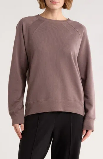 Zella Drew Crewneck Sweatshirt In Brown