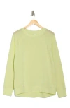 Zella Drew Crewneck Sweatshirt In Green Limecream