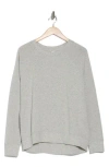 Zella Drew Crewneck Sweatshirt In Grey Light Heather