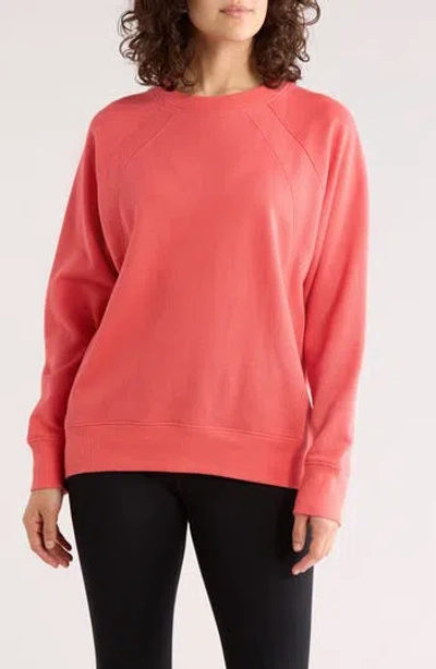 Zella Drew Crewneck Sweatshirt In Pink