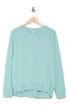 Zella Drew Crewneck Sweatshirt In Teal Aquifer