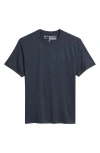Zella Dynamic Crewneck T-shirt In Navy Eclipse