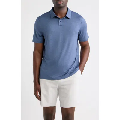 Zella Dynamic Polo In Blue Vintage