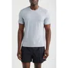 Zella Dynamic Stripe T-shirt In Blue