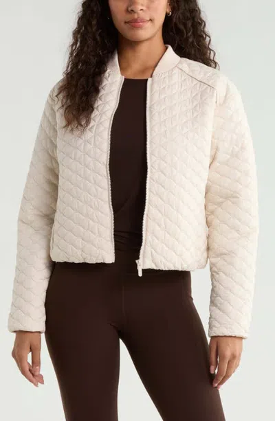 Zella Ember Quilted Jacket In Neutral