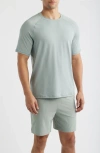Zella Endurance Performance T-shirt In Gray