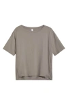Zella Equilibrium Cocoon T-shirt In Grey Rock