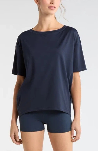 Zella Equilibrium Cocoon T-shirt In Blue
