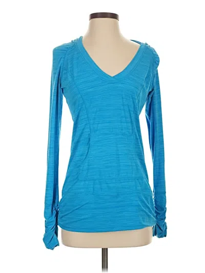 Pre-owned Zella Fleece Jacket In Blue