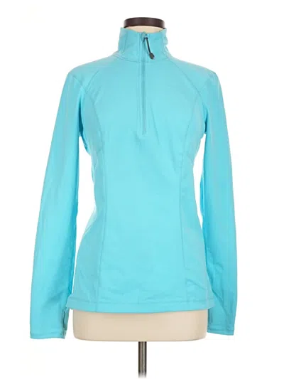 Pre-owned Zella Fleece Jacket In Blue