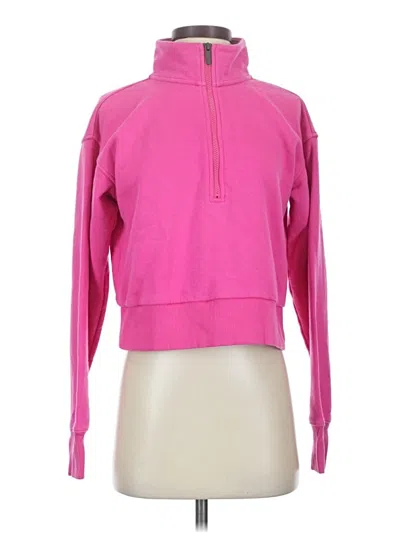 Pre-owned Zella Fleece Jacket In Pink