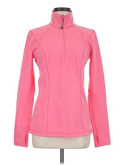 Pre-owned Zella Fleece Jacket In Pink