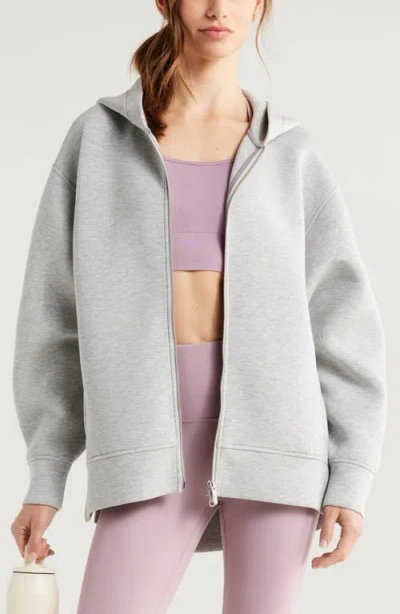 Zella Front Zip High-low Hoodie