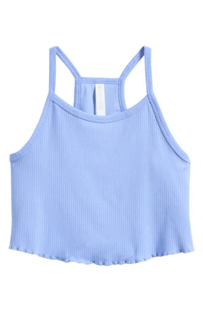 Zella Girl Kids' All In Rib Camisole In Blue Hydrangea